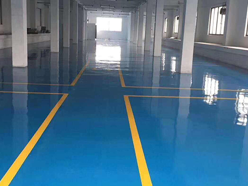 青島零件廠防腐地坪漆案例